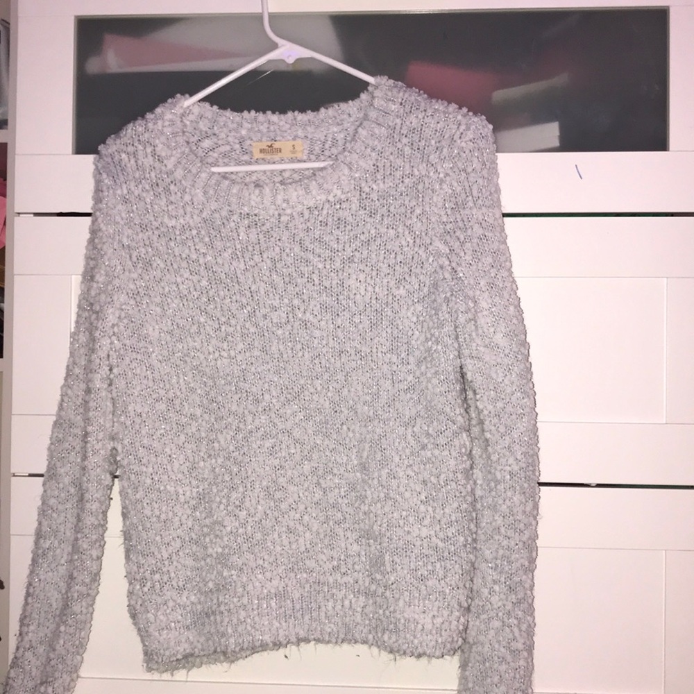 Grey Hollister Sweater